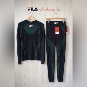 FILA x Roksanda Seamless Performance Set Top & Leggings Black